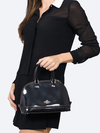 Bolsa Coach Mini Sierra Verniz Preta na internet