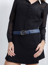 Cinto Gucci Interlocking GG Blue - comprar online