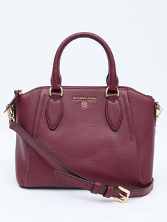 Bolsa Michael Kors Wine Leather Crossbody