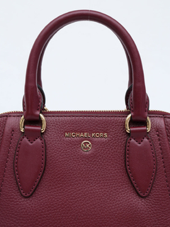 Bolsa Michael Kors Wine Leather Crossbody - loja online