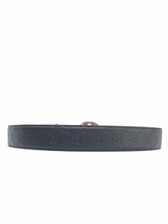 Cinto Gucci Interlocking Preto - TAM 95 - loja online