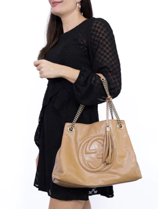Bolsa Gucci Soho Chain Shoulder
