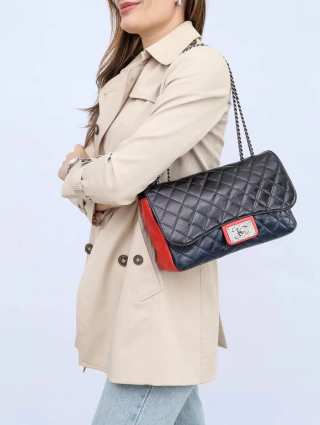Bolsa Chanel Classic Tricolor
