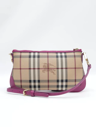 Burberry Haymarket Check Coated Crossbody