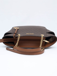 Bolsa Michael Kors Jet Set Logo Monograma