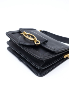 Bolsa Coach Black Leather Crossbody