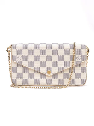 Bolsa Louis Vuitton Felicie Damier Azur
