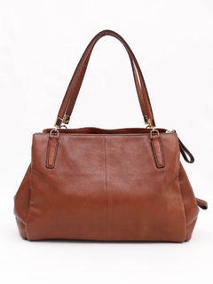 Bolsa Coach Brown Leather Shoulder na internet