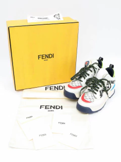 FENDI Holographic And Sneakers White - 35 BRA