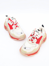 Balenciaga Triple S Clear Sole White Red - 35 BRA
