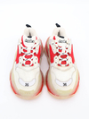 Balenciaga Triple S Clear Sole White Red - 35 BRA - comprar online