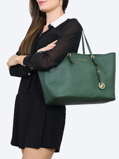 Bolsa Michael Kors JetSet Shopping Green - comprar online