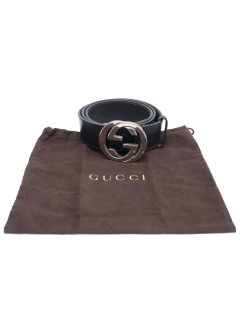 Cinto Gucci Interlocking GG - TAM 95 na internet