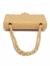 Bolsa Chanel Lambskin Bege Duble Flap - comprar online