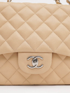 Bolsa Chanel Jumbo Lambskin Bege - comprar online