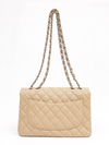 Bolsa Chanel Jumbo Lambskin Bege - Paris Brechó
