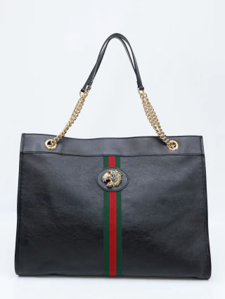 Gucci Leather Rajah Tote