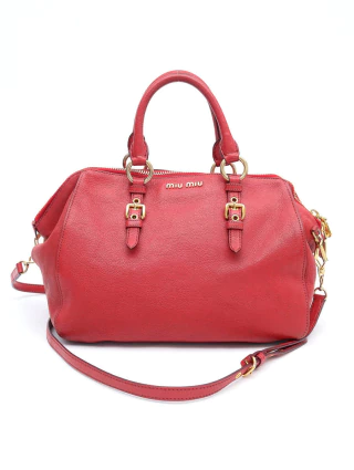 Bolsa Miu Miu Madras Vermelha - comprar online