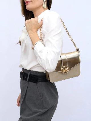Bolsa Michael Kors Carmen Gold - comprar online