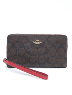 Carteira Coach Signature Marroma - comprar online