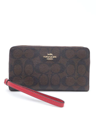 Carteira Coach Signature Marroma - comprar online
