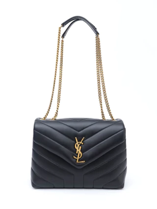 Bolsa Yves Saint Laurent LouLou Preta - comprar online