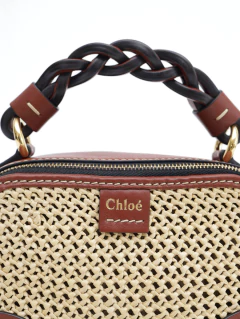 Bolsa Chloé Mini Dária Ráfia