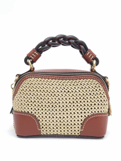 Bolsa Chloé Mini Dária Ráfia - Paris Brechó