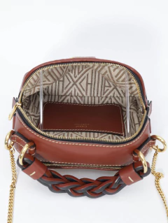 Bolsa Chloé Mini Dária Ráfia - Paris Brechó