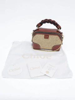 Bolsa Chloé Mini Dária Ráfia - loja online