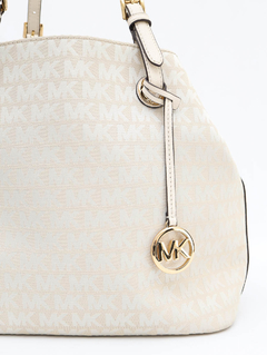 Imagem do Bolsa Michael Kors Monograma White Shoulder