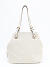 Bolsa Michael Kors Monograma White Shoulder na internet