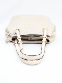 Bolsa Michael Kors Monograma White Shoulder
