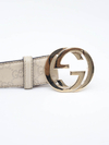 Cinto Gucci Interlocking - TAM 80 - Paris Brechó