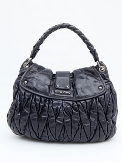 Bolsa Miu Miu Coffer Matelassê Hobo - Paris Brechó