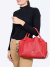 Bolsa Coach Red Leather Crossbody na internet
