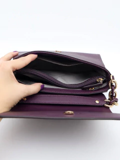 Bolsa Michael Kors Couro Roxo na internet