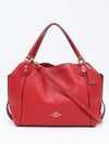 Bolsa Coach Red Leather Crossbody