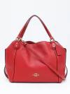 Bolsa Coach Red Leather Crossbody
