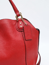Bolsa Coach Red Leather Crossbody na internet