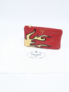 Prada Flame Lambskin Clutch