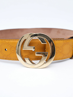 Imagem do Cinto Gucci Interlocking Buckle TAM 80