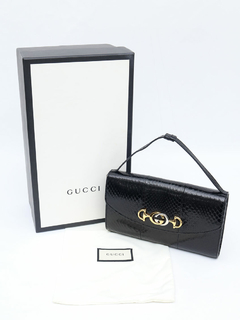 Bolsa Gucci Zumi Small Python Crossbody - Paris Brechó