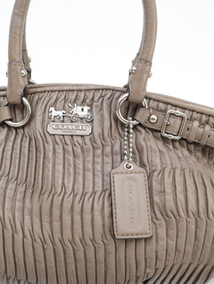 Bolsa Coach Matelassê Cinza - Paris Brechó