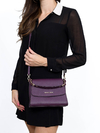 Bolsa Michael Kors Couro Roxo - comprar online
