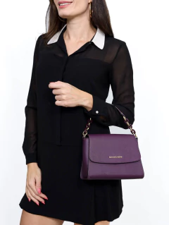 Bolsa Michael Kors Couro Roxo na internet