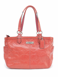 Bolsa Coach Verniz Laranja - comprar online