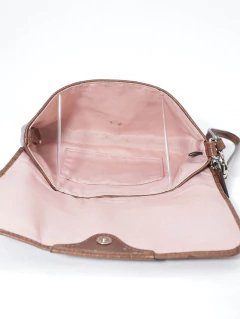 Clutch Coach Marrom Couro - comprar online