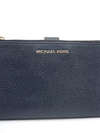 Clutch Michael Kors Couro Azul Marinho - comprar online
