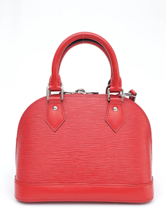Bolsa Louis Vuitton Alma Couro Epi Vermelha - Paris Brechó